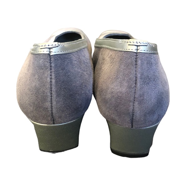 California Magdesians Silver Suede Flats size 10 1/2 - Picture 5 of 11